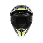Casque Acerbis T711 noir/blanc cross enduro fibre - arrière