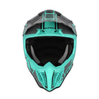 Casque Acerbis Airstrike-C turquoise cross enduro carbone - arrière
