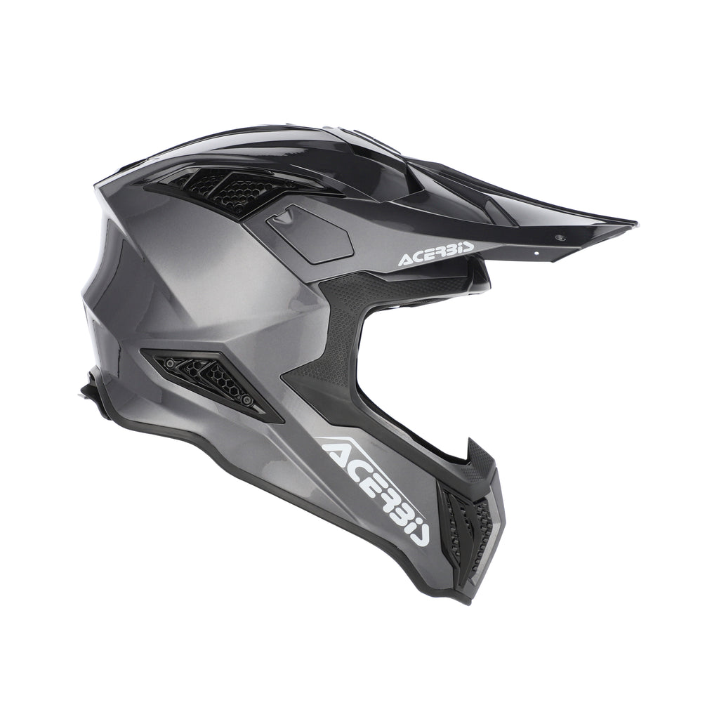 Casque Acerbis Airstrike-X gris cross enduro fibre ECE 22-06 - face