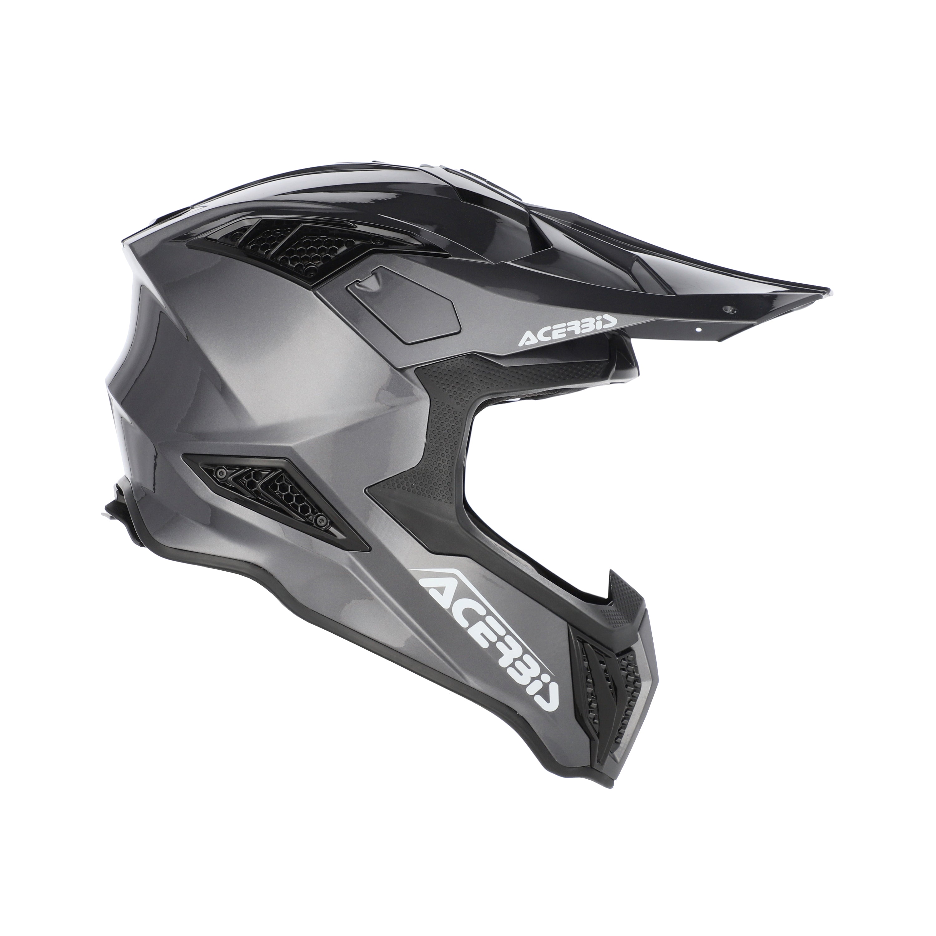 Casque Acerbis Airstrike-X gris cross enduro fibre ECE 22-06 - face