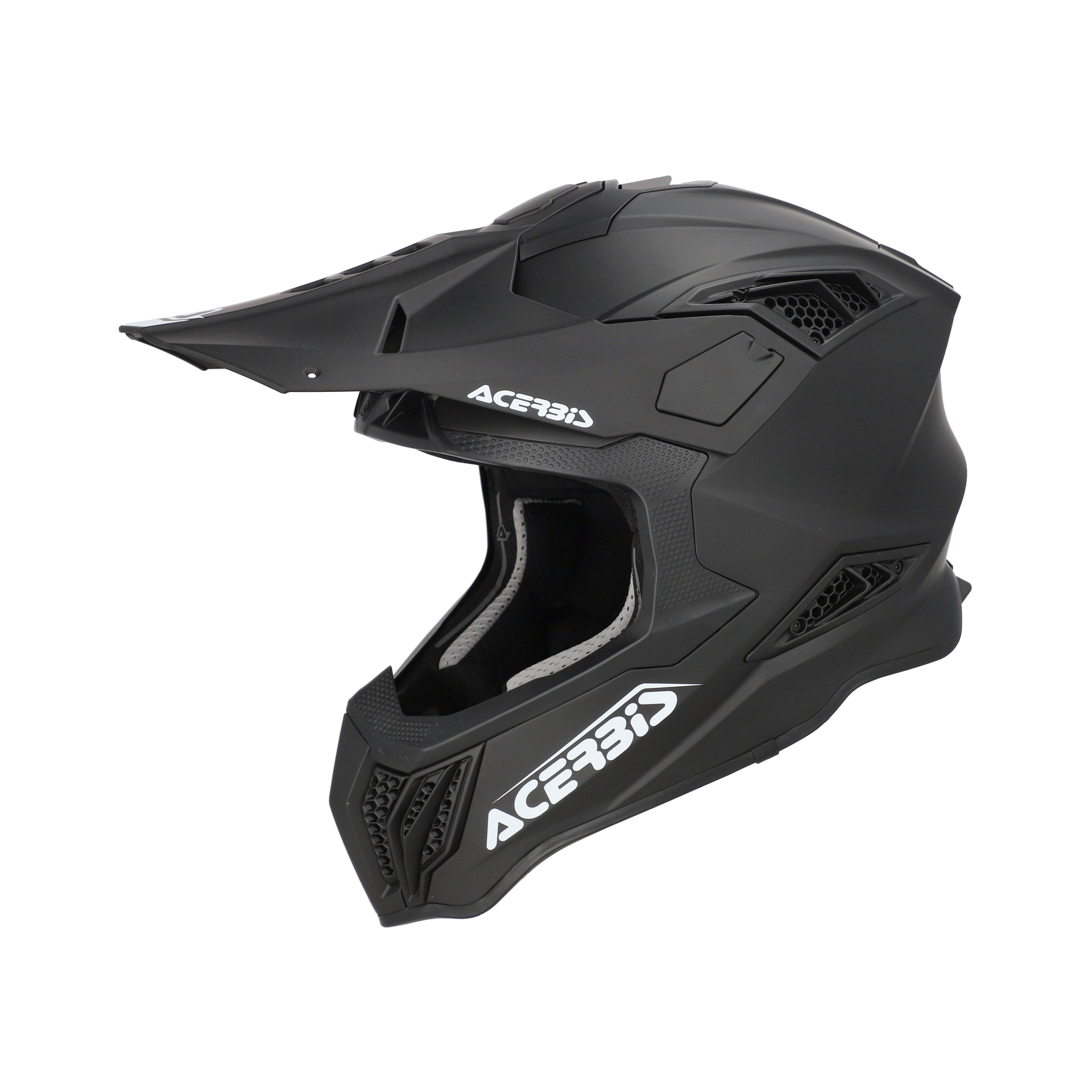 Casque Acerbis Airstrike-X noir cross enduro fibre ECE 22-06 - profil