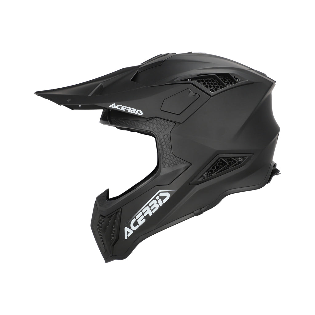 Casque Acerbis Airstrike-X noir cross enduro fibre - trois-quarts avant
