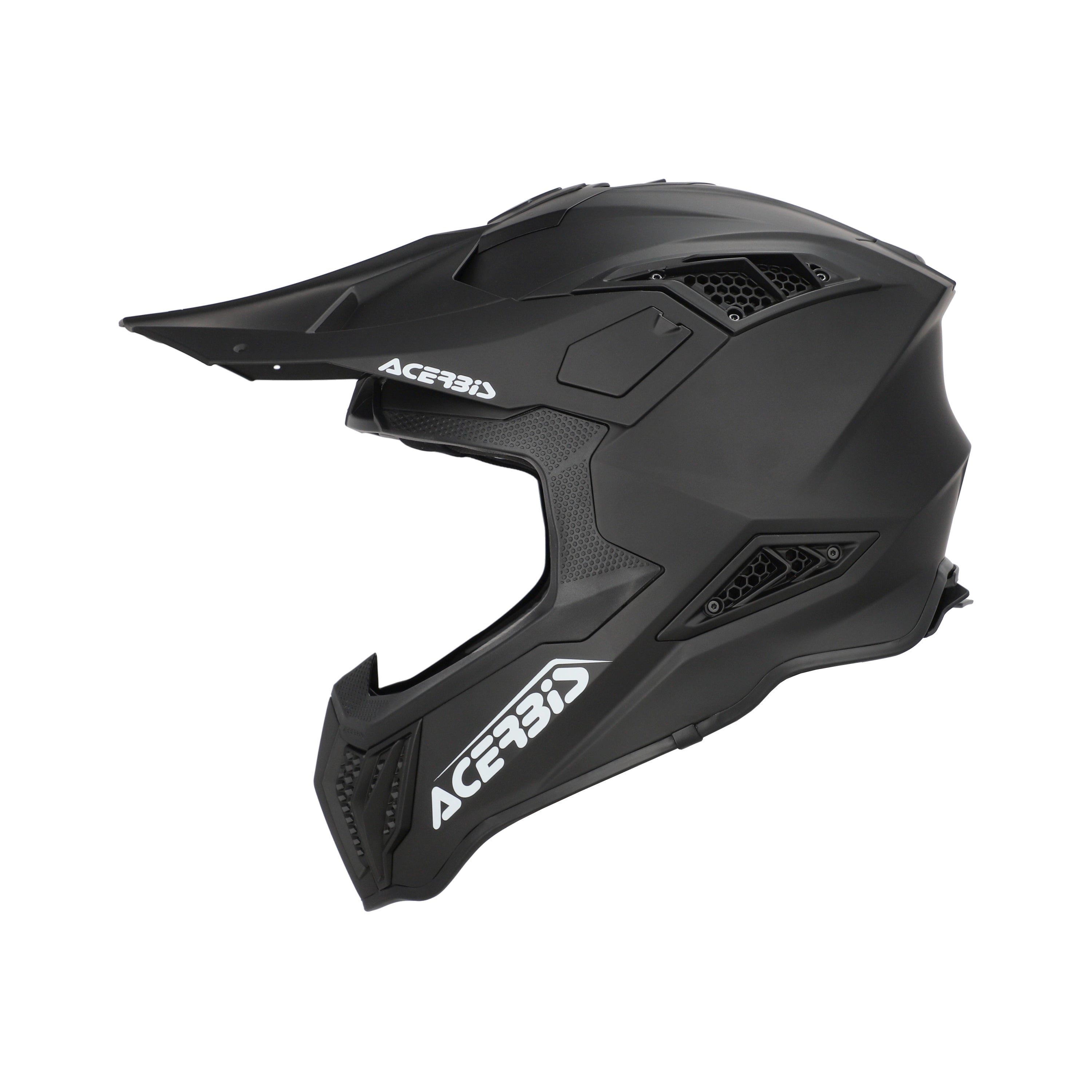 Casque Acerbis Airstrike-X noir cross enduro fibre - trois-quarts avant