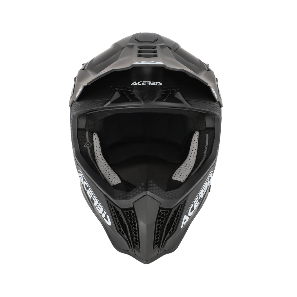 Casque Acerbis Airstrike-X noir cross enduro fibre - arrière