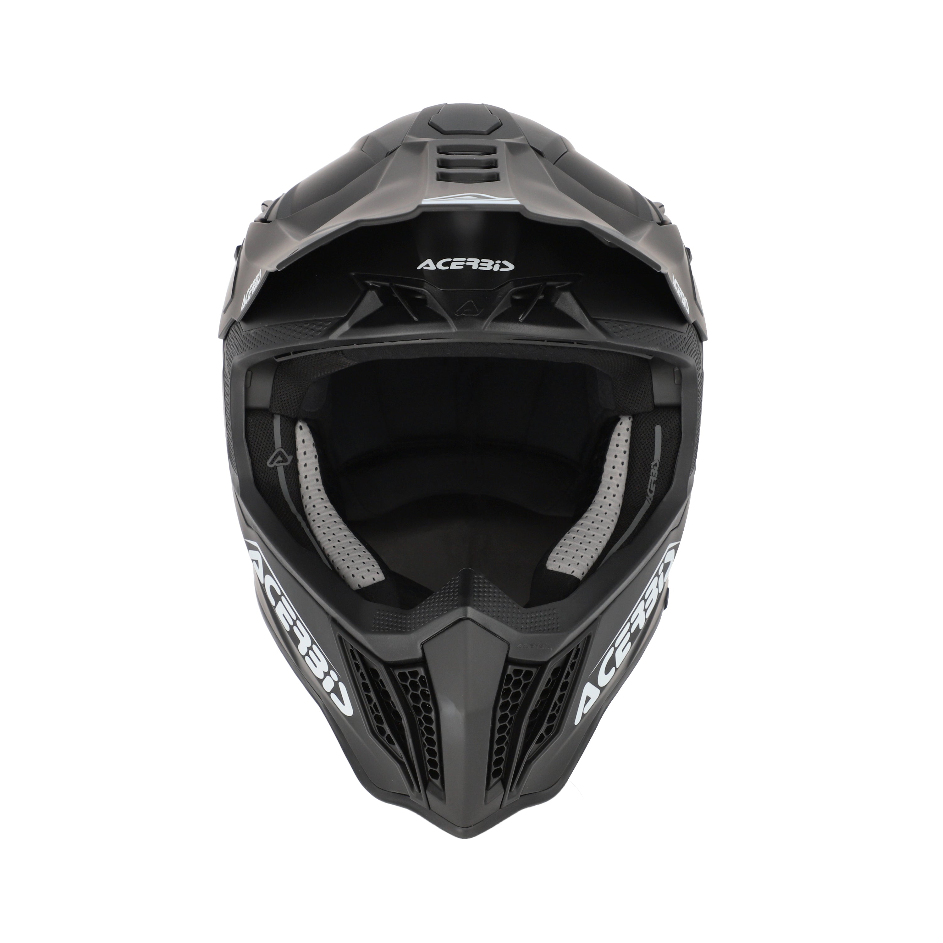 Casque Acerbis Airstrike-X noir cross enduro fibre - arrière