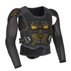 Acerbis Plasma 2.0 gilet de protection ventilé moto cross enduro noir jaune - vue face