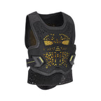 Acerbis DNA 2.0 plastron de protection moto cross enduro noir jaune - vue face