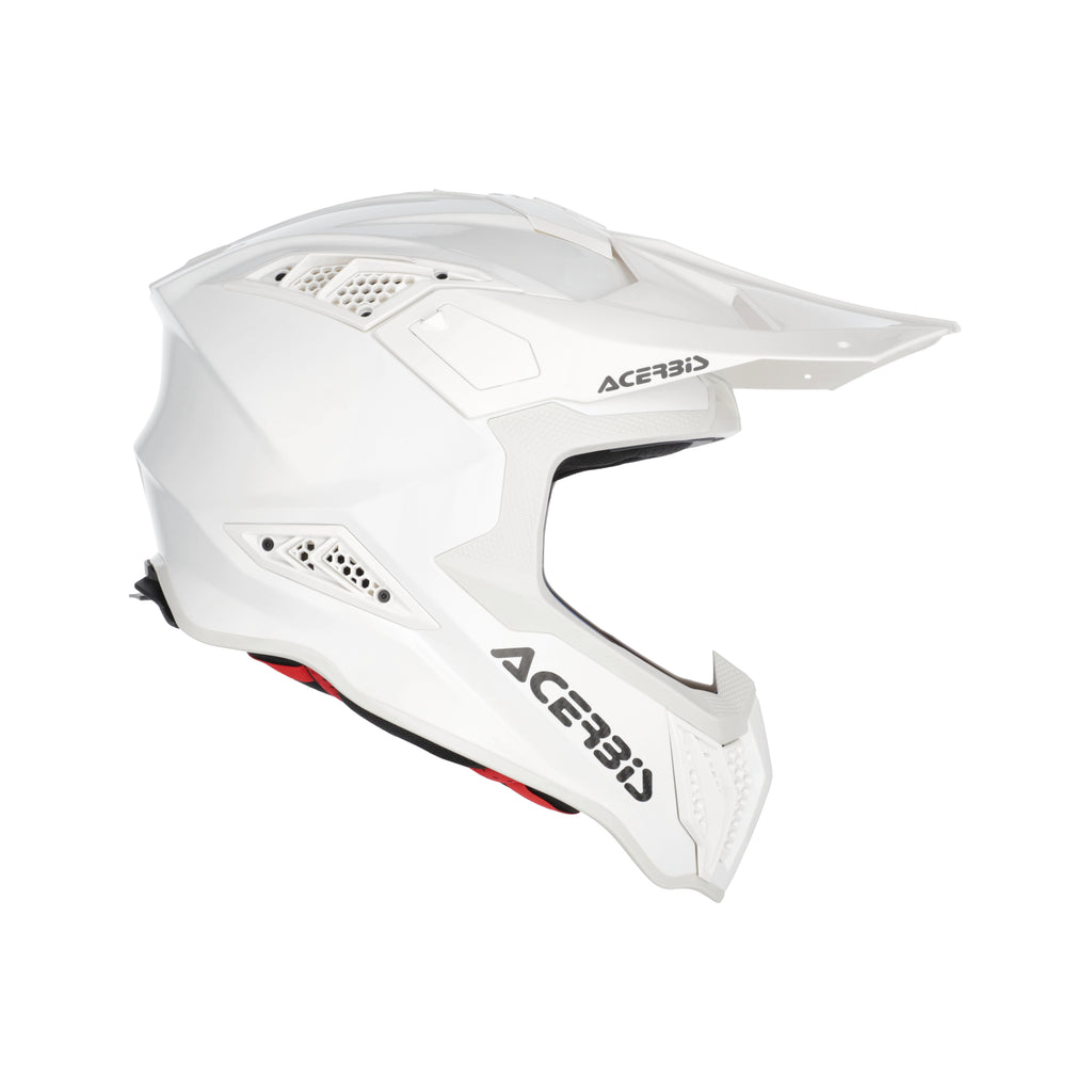 Casque Acerbis Airstrike FIM Racing#2 blanc cross enduro carbone ECE 22-06 - profil