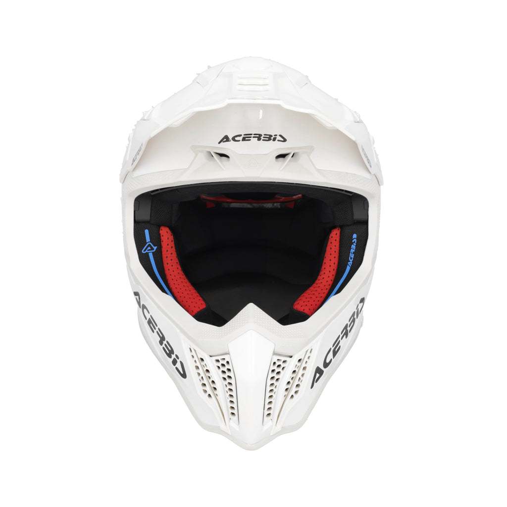 Casque Acerbis Airstrike FIM Racing#2 blanc cross enduro carbone - arrière