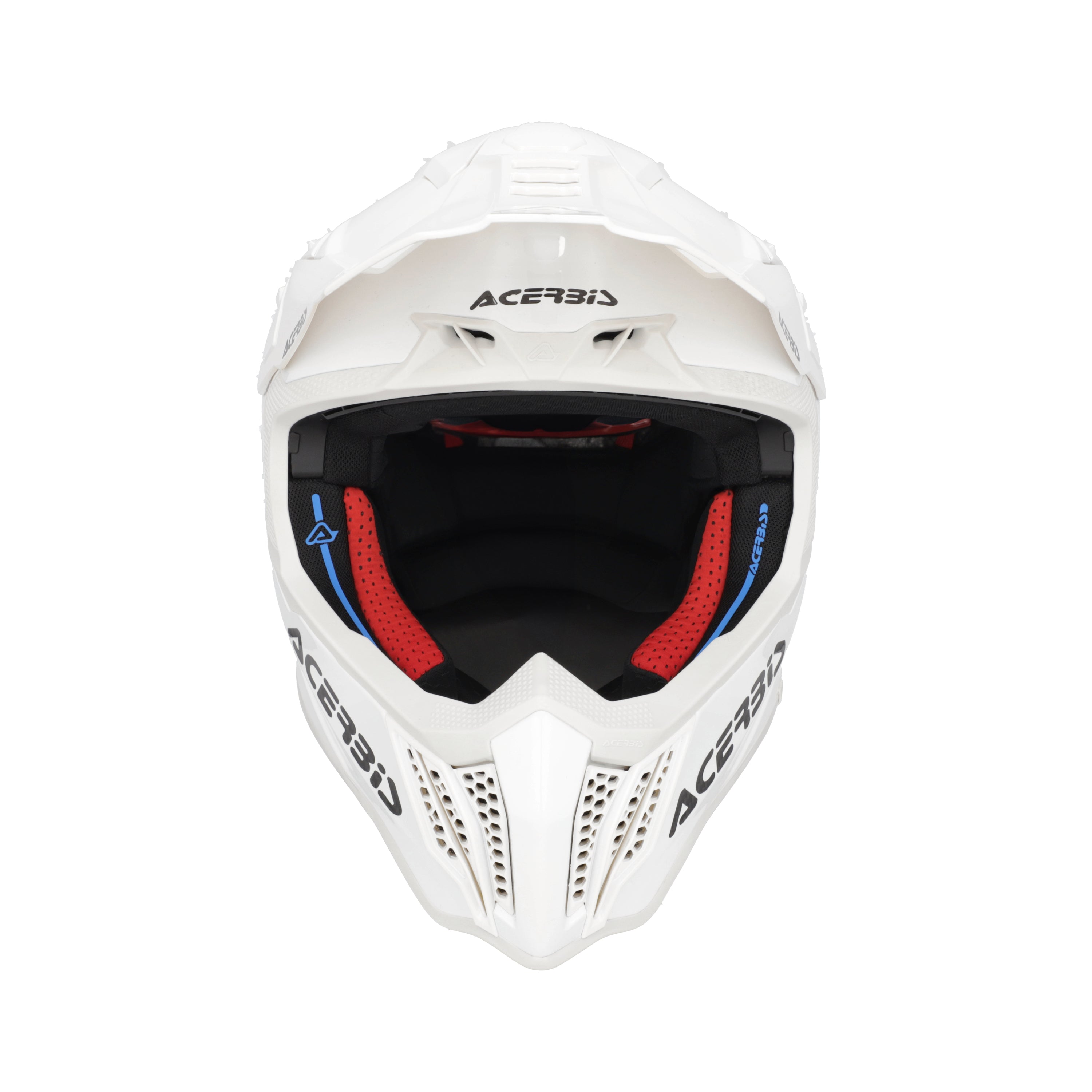 Casque Acerbis Airstrike FIM Racing#2 blanc cross enduro carbone - arrière