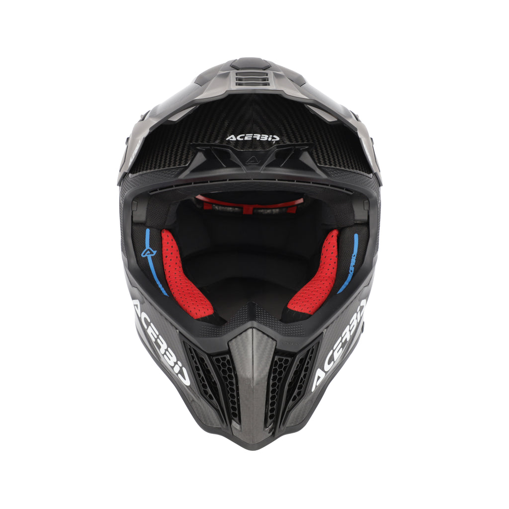 Casque Acerbis Airstrike FIM Racing#2 noir cross enduro carbone - arrière
