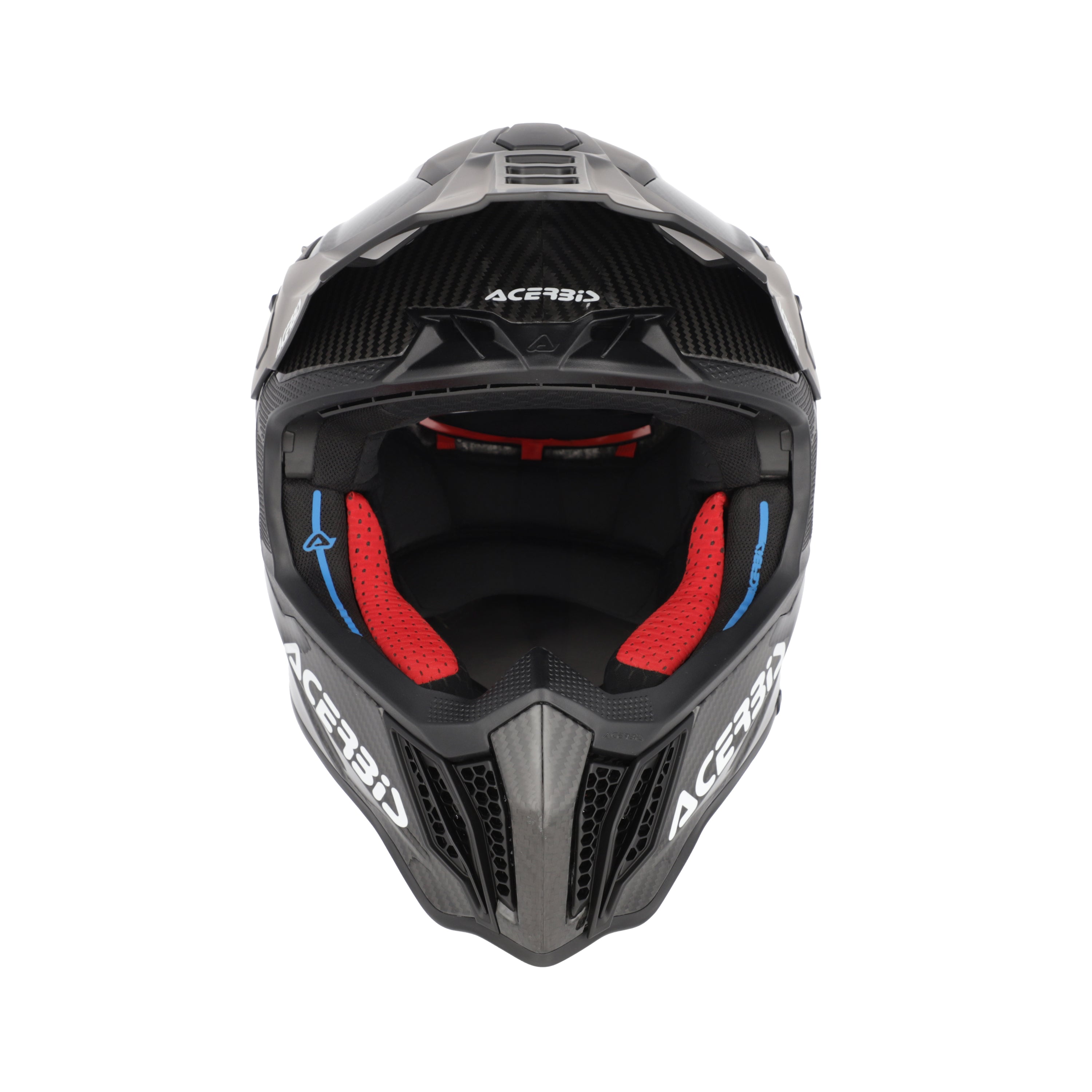 Casque Acerbis Airstrike FIM Racing#2 noir cross enduro carbone - arrière