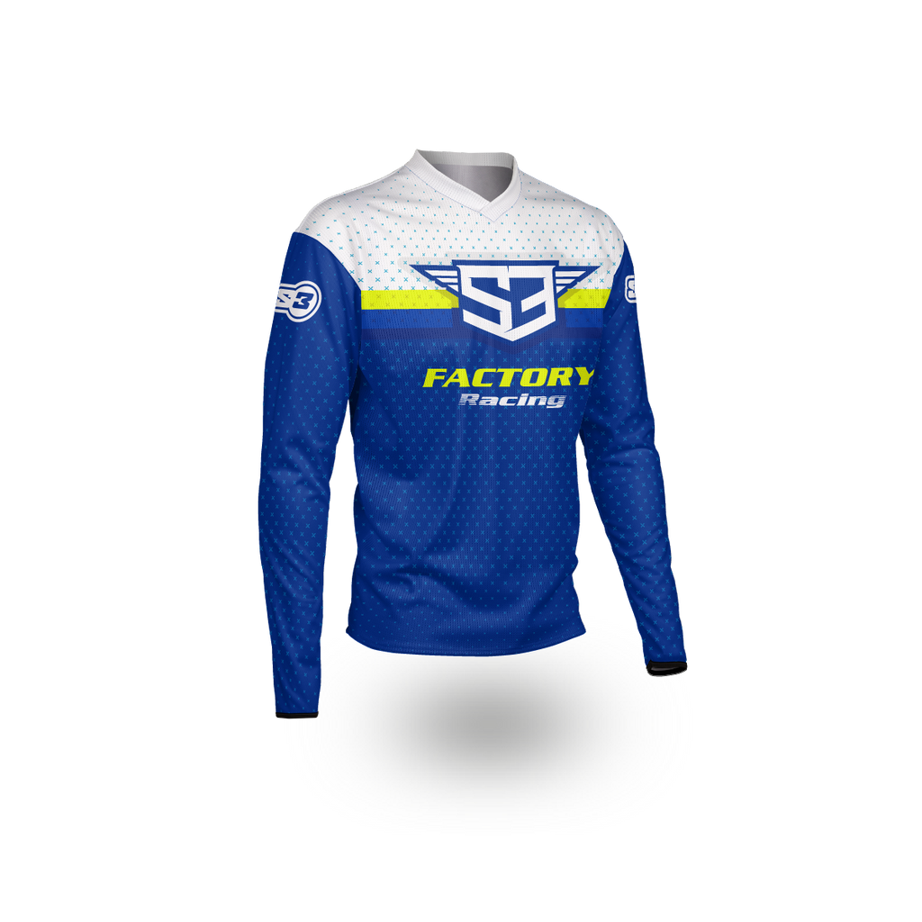 Tenue Racing Bleu S3 PARTS