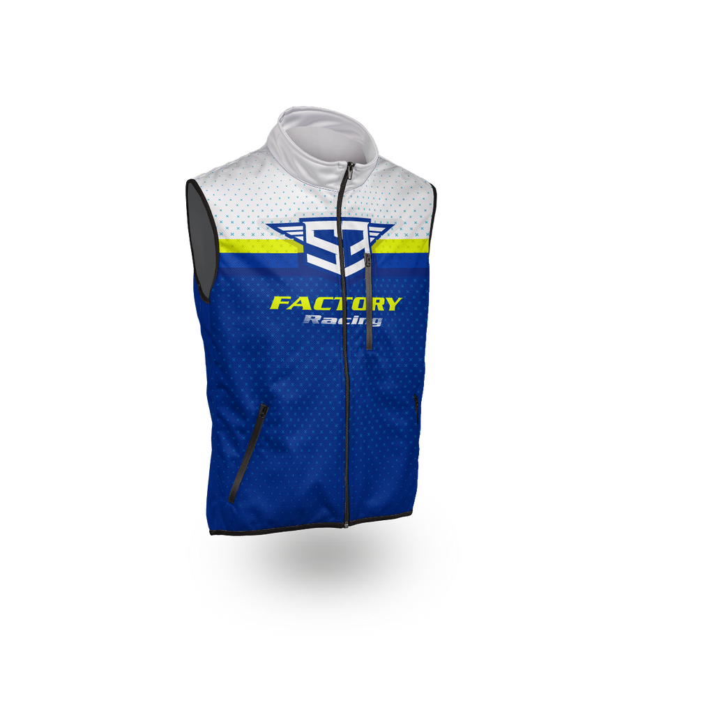 Veste sans Manche Racing Bleu S3 PARTS