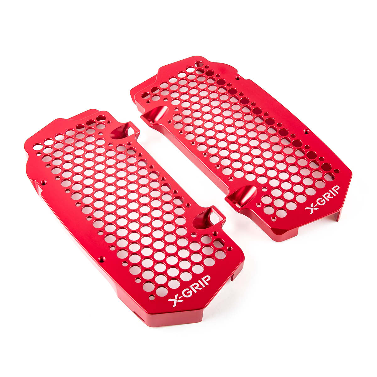 Kit Protection Radiateur X-GRIP KTM HUSQVARNA GASGAS 2023 - 2027 - Rouge