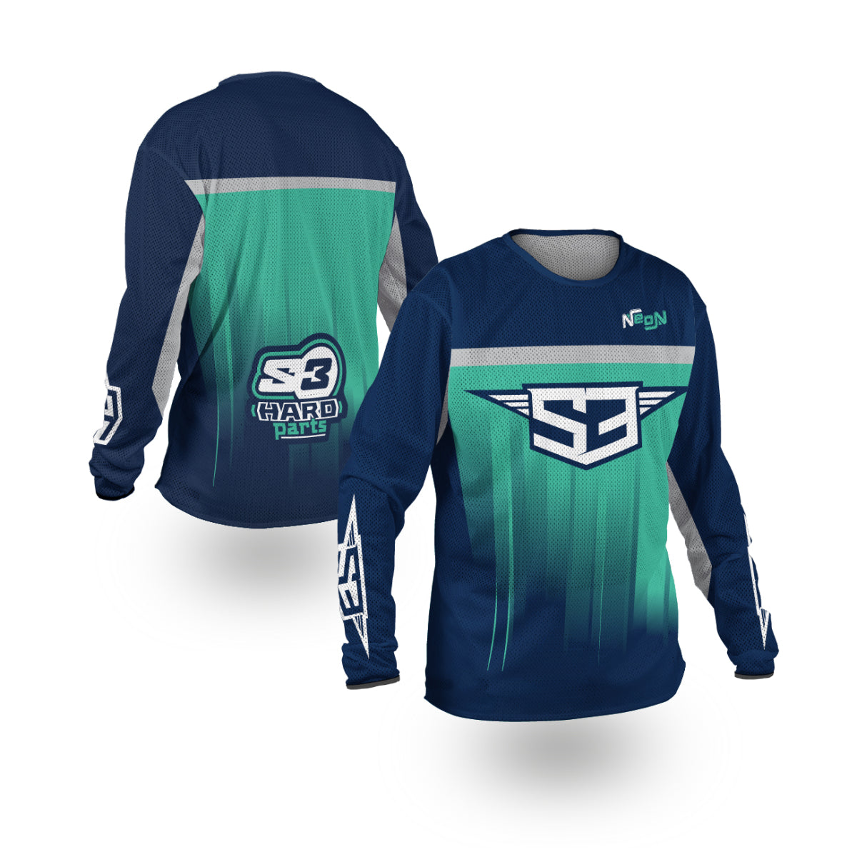 Tenue Neon Bleu Verte S3 PARTS
