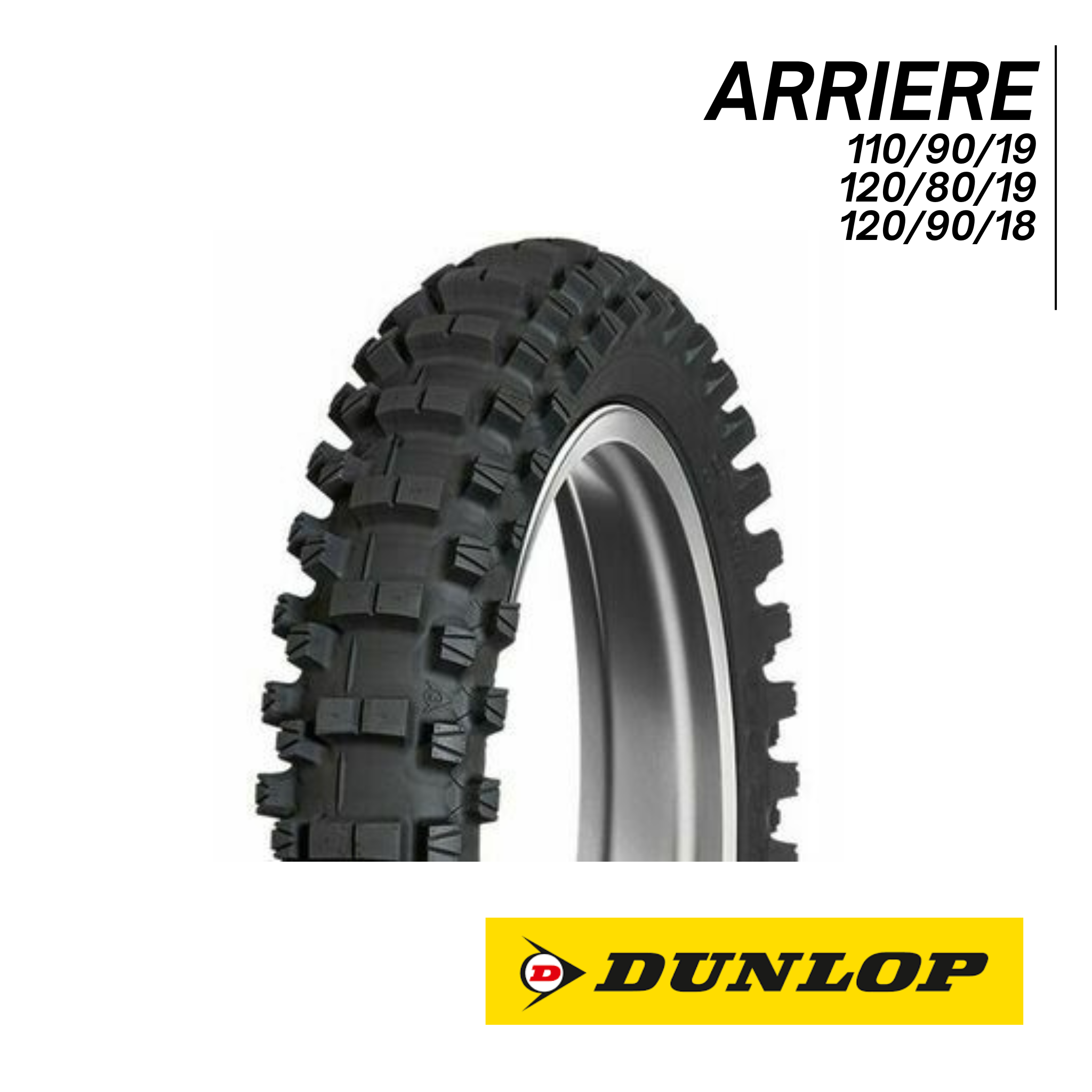 Pneu Arrière Cross MX34 DUNLOP