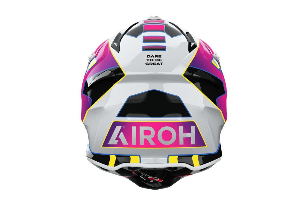 Casque Aviator Ace 2 Rose Blanc AIROH