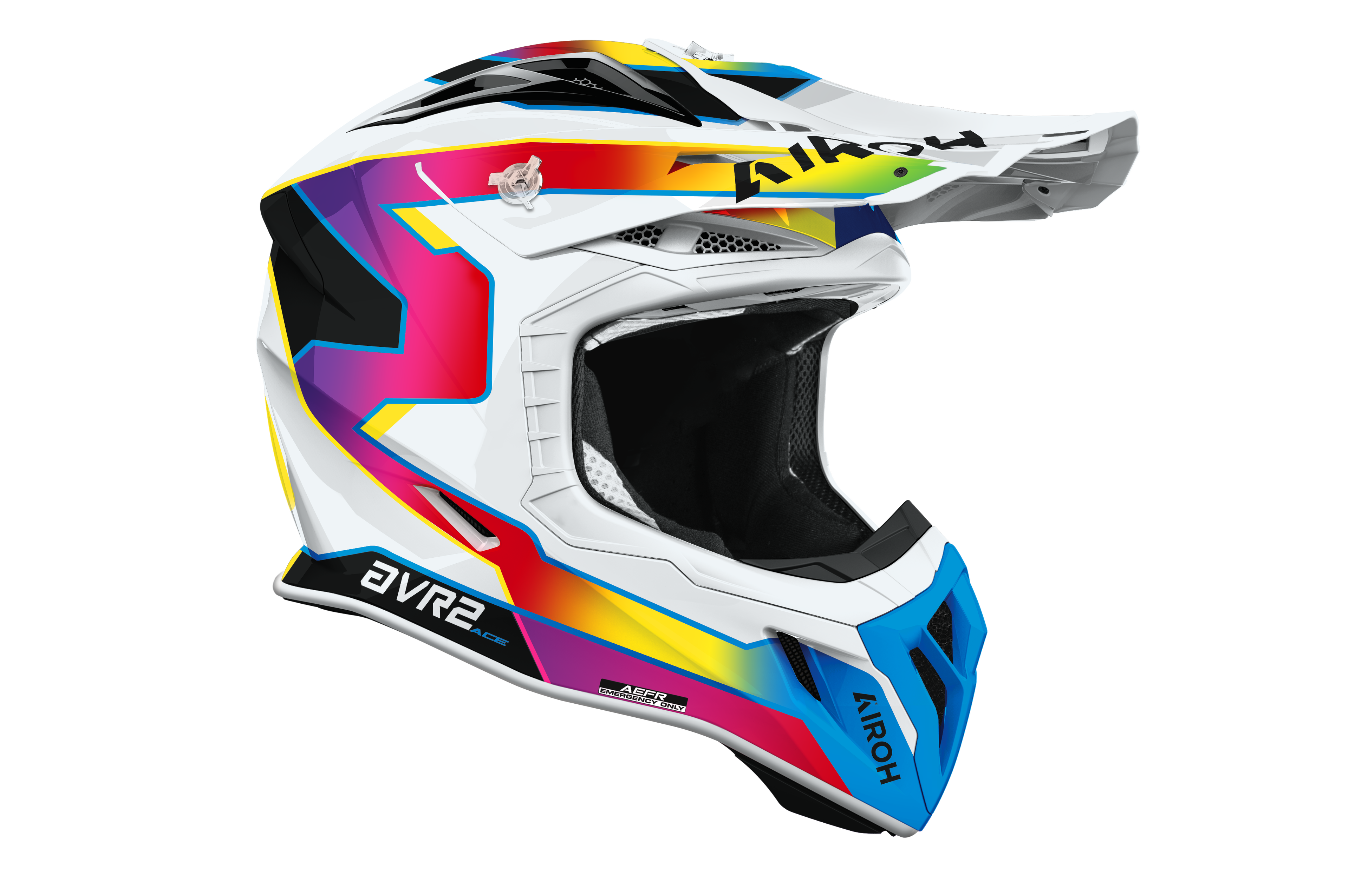 Casque Aviator Ace 2 Rose Blanc AIROH