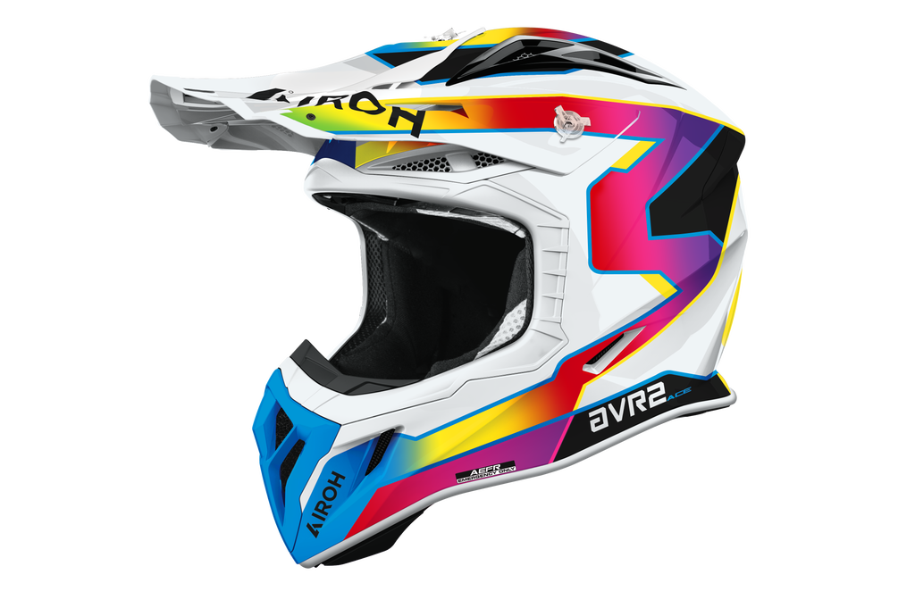 Casque Aviator Ace 2 Rose Blanc AIROH