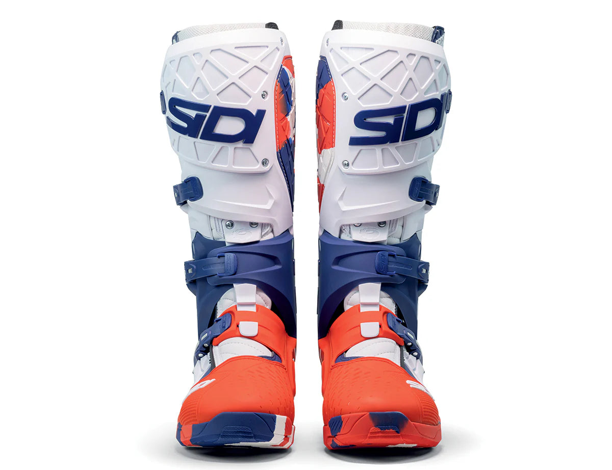 Botte CrossAir X Bleu Blanche Rouge SIDI
