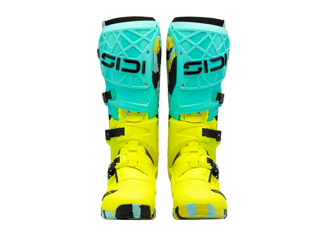 Botte CrossAir X Bleu Jaune SIDI