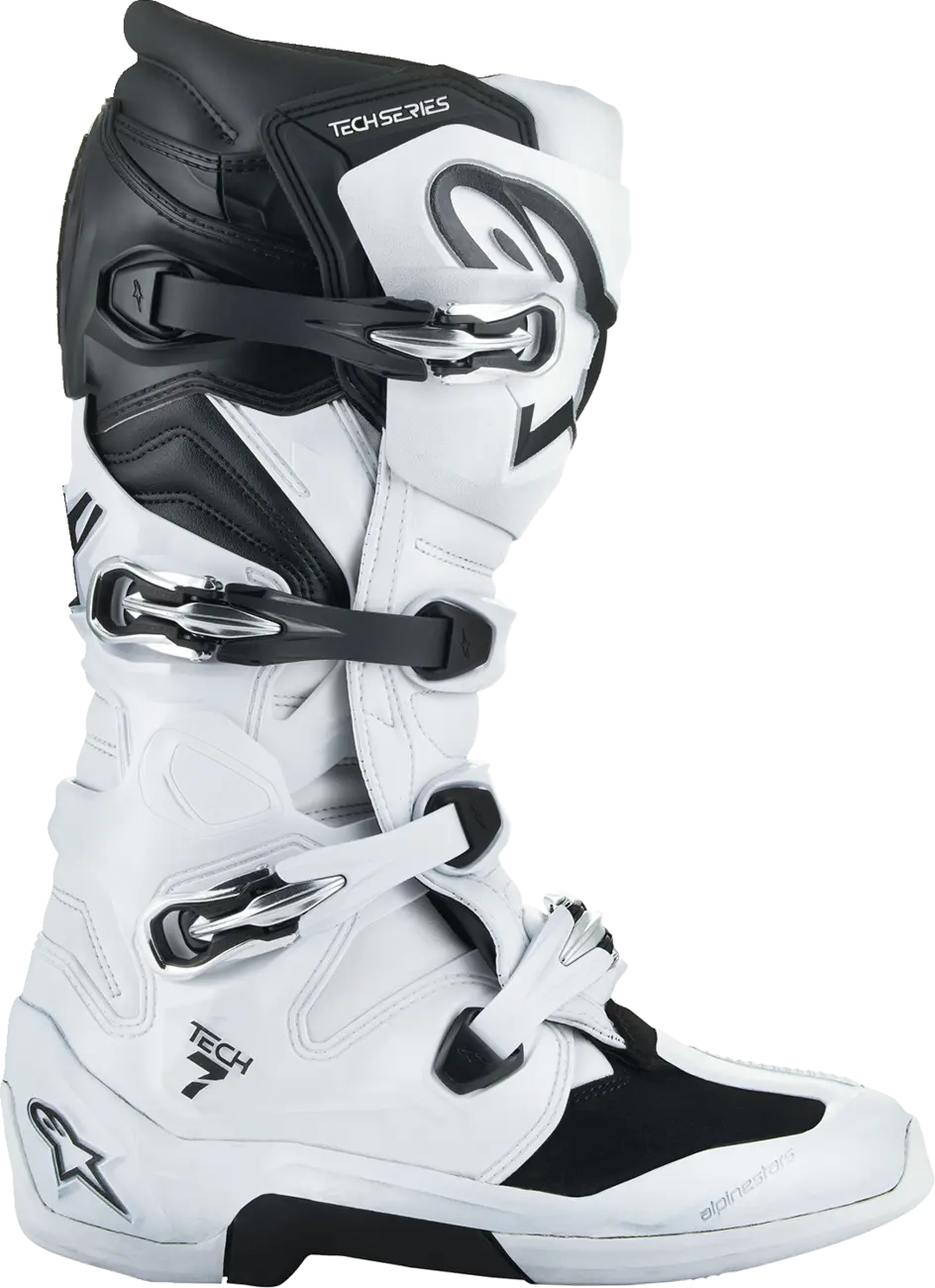 Botte Tech 7 Blanche ALPINESTARS