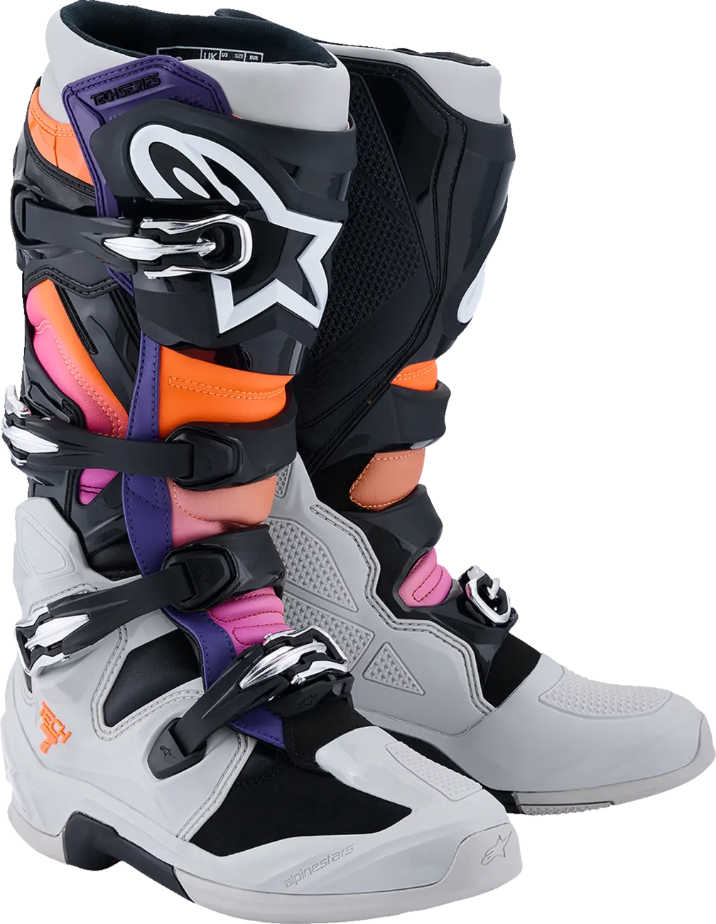 Botte Tech 7 Grise Rose ALPINESTARS