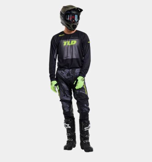 Tenue GP Pro Noir Gris TROY LEE DESIGNS