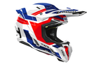 Casque Twist 3  Bleu Blanc Rouge AIROH