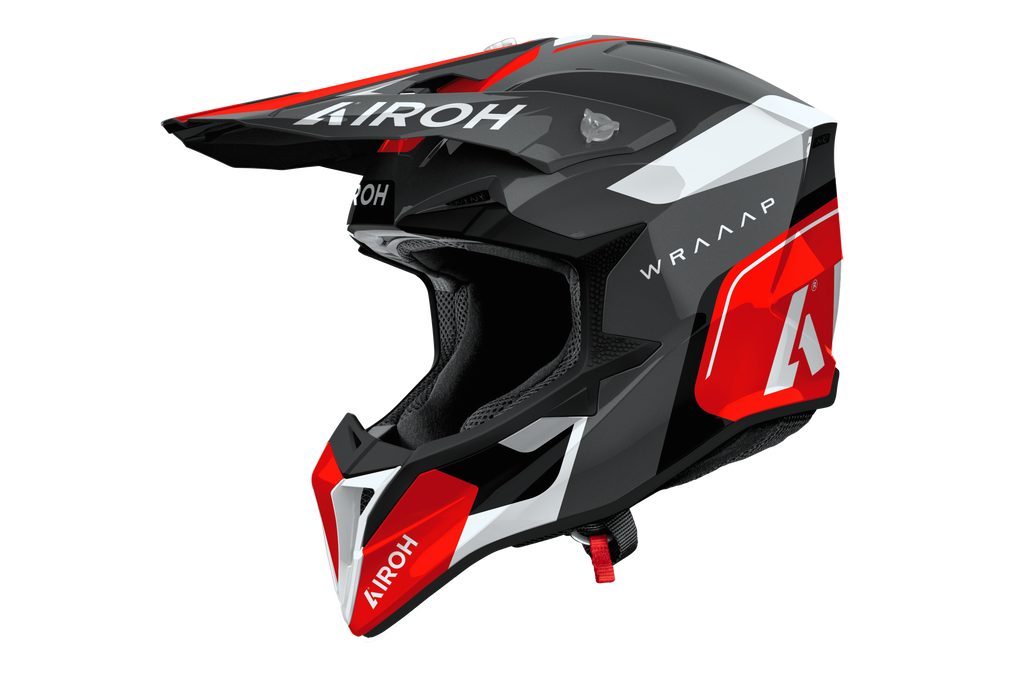 Casque Wraaap Noir Rouge AIROH