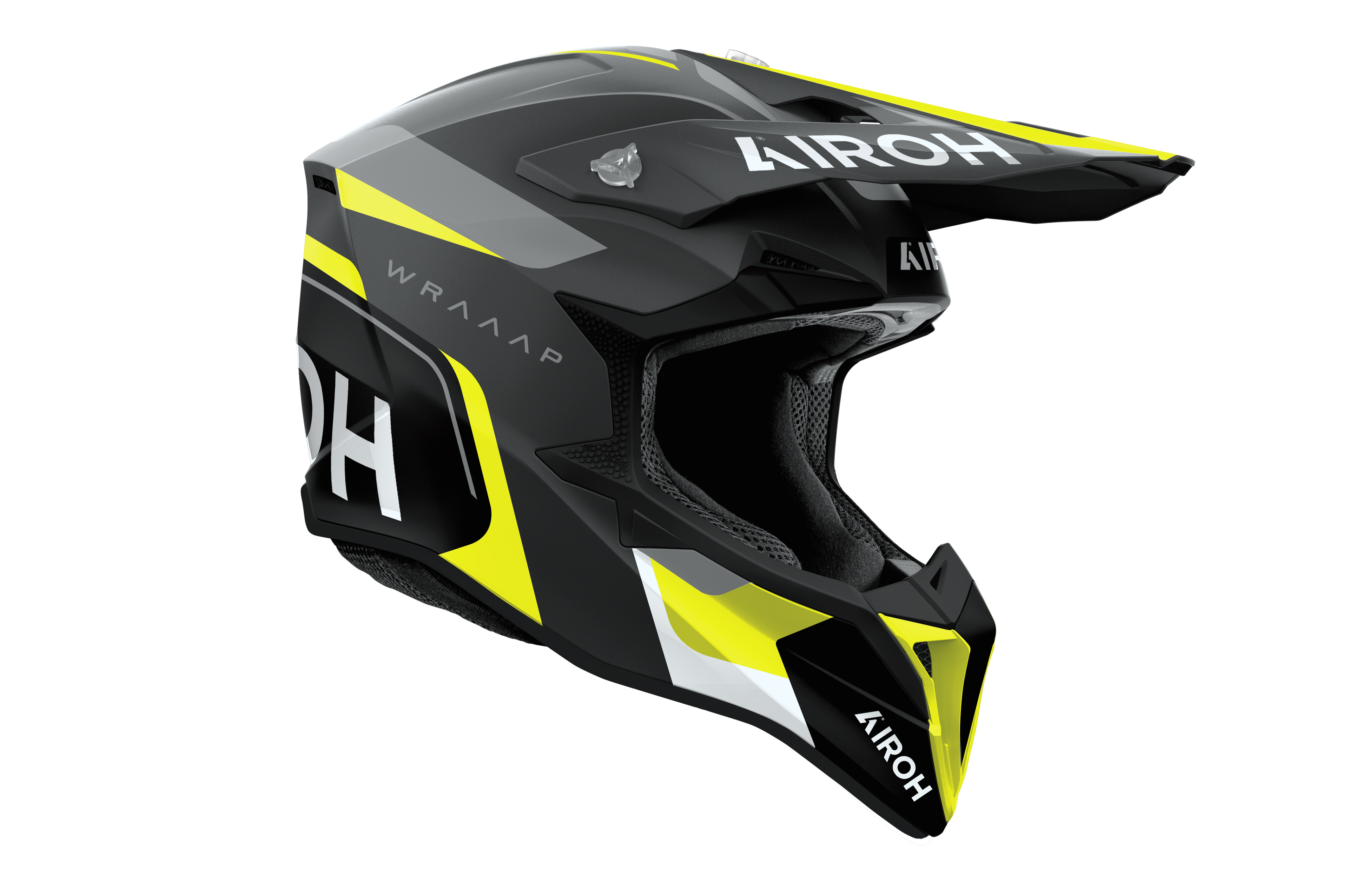 Casque Wraaap  Noir Jaune AIROH