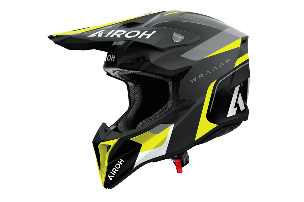 Casque Wraaap  Noir Jaune AIROH