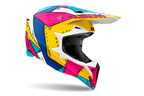 Casque Wraaap  Rose Jaune AIROH