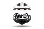 Casque Airoh Aviator 3 blanc vue arrière casque motocross enduro ventilation haute performance