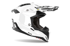 Casque Airoh Aviator 3 blanc motocross enduro vue profil droit léger homologation ECE 22.06