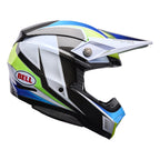 Casque Moto10 Spherical Bleu Blanc BELL