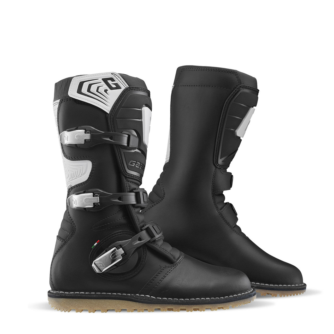 Botte trial Gaerne Balance Pro Tech noire 2524-001 détail boucles alliage
