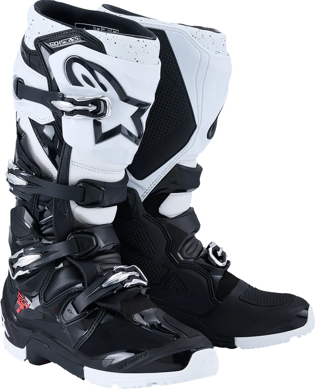 Botte Tech 7 Enduro Blanche Noir ALPINESTARS