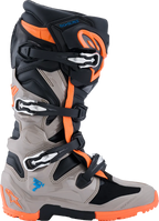 Botte Tech 7 Enduro Orange Noir ALPINESTARS