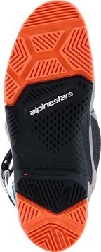 Botte Tech 7 Enduro Orange Noir ALPINESTARS