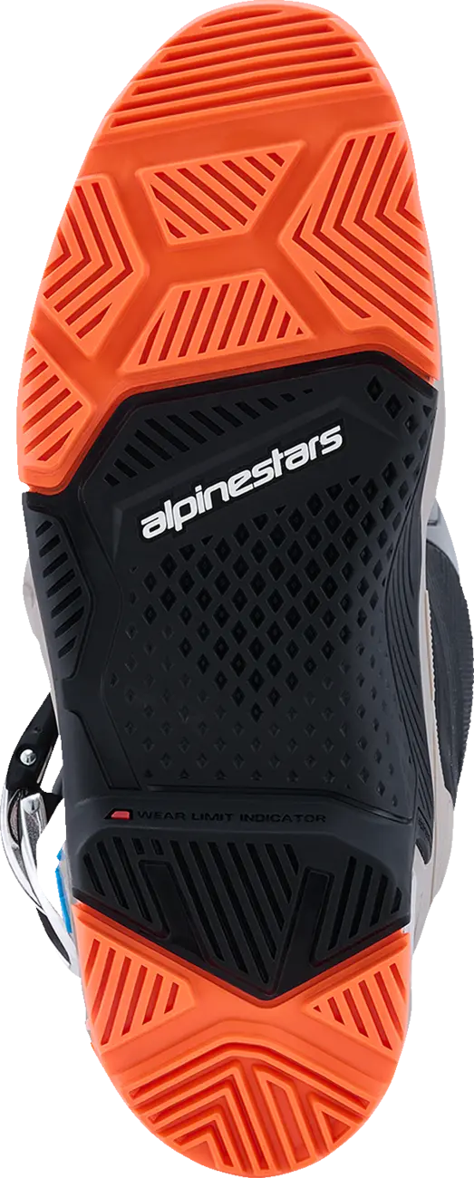Botte Tech 7 Enduro Orange Noir ALPINESTARS