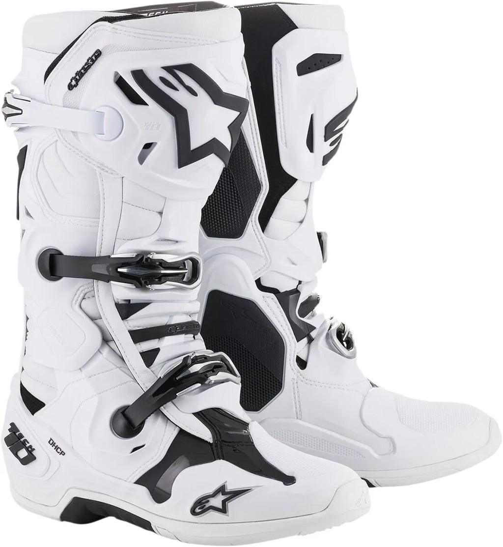 Botte Tech 10 Blanche ALPINESTARS