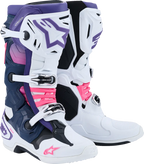 Botte Tech 10 Blanche Rose ALPINESTARS