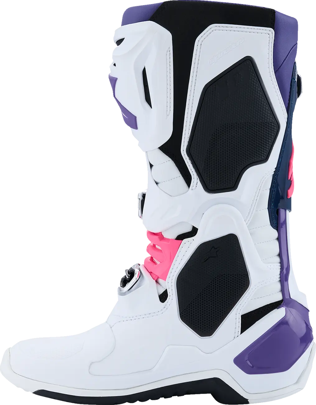 Botte Tech 10 Blanche Rose ALPINESTARS