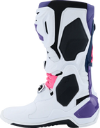Botte Tech 10 Blanche Rose ALPINESTARS