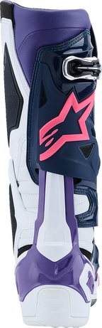Botte Tech 10 Blanche Rose ALPINESTARS