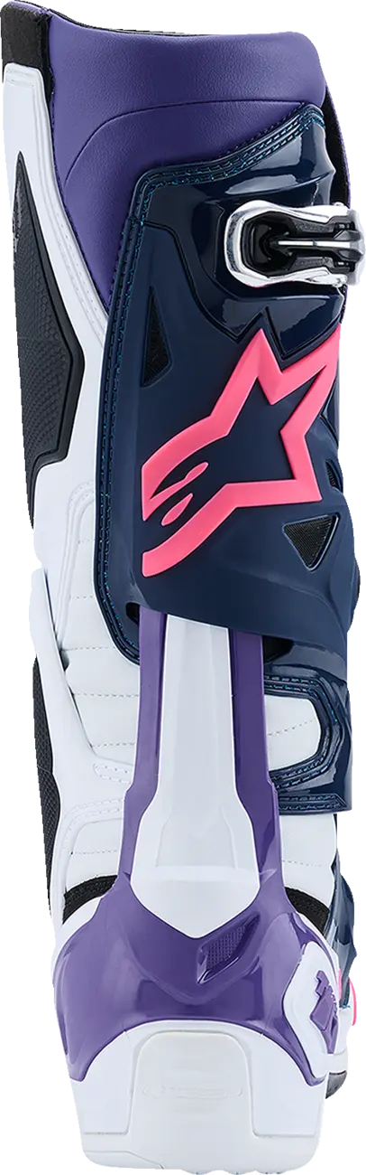 Botte Tech 10 Blanche Rose ALPINESTARS
