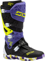 Bottes Sidi Crossair X noir et violet pour motocross, enduro et supercross