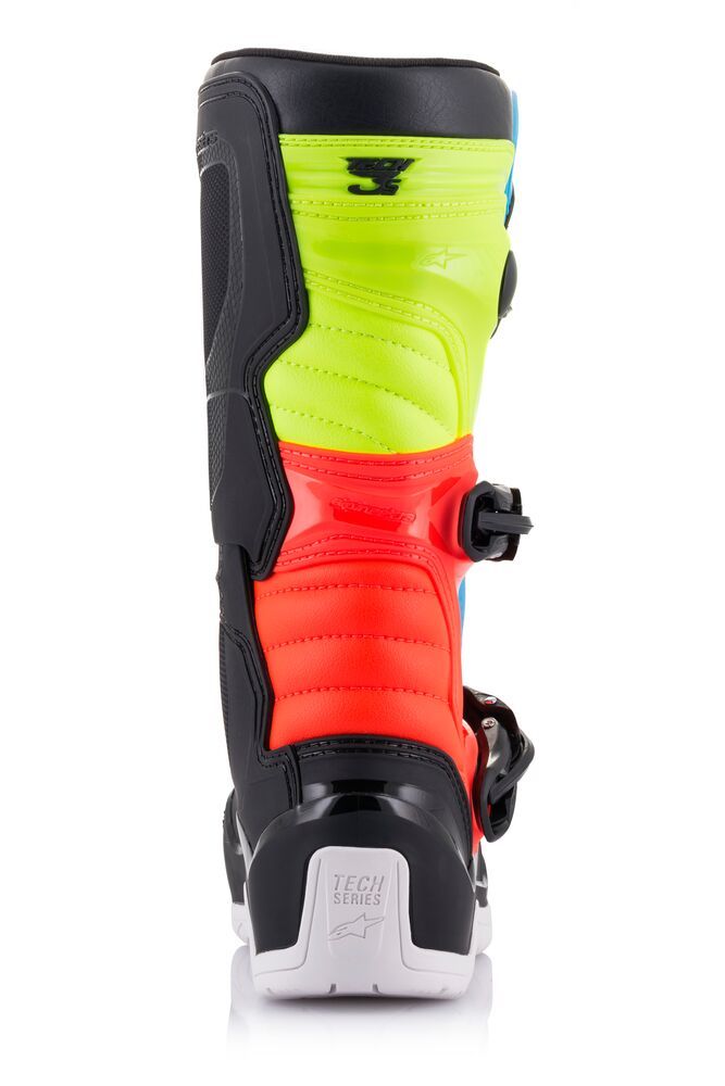 Bottes Enfant Tech3S Noir/Bleu/Rouge/Jaune ALPINESTARS